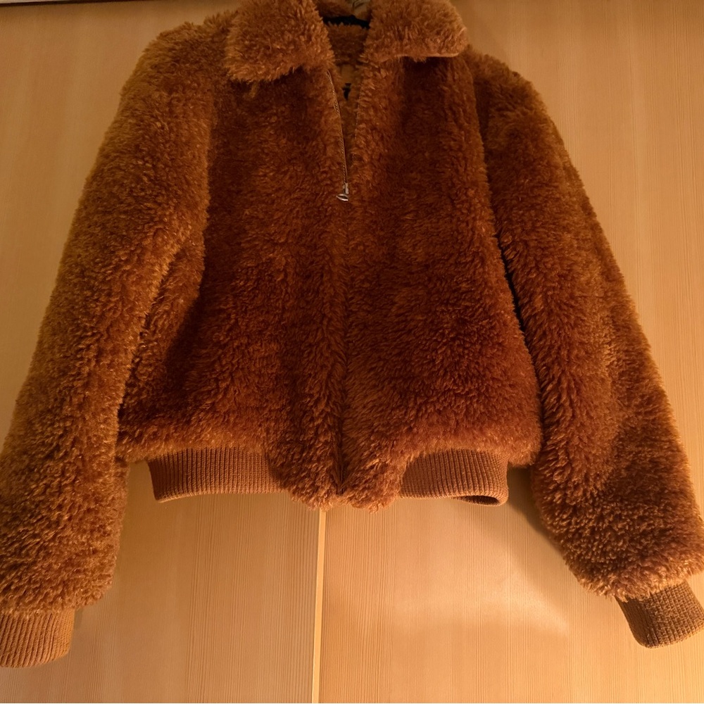 rag & bone Brown Shearling Jacket - Picture 3 of 8